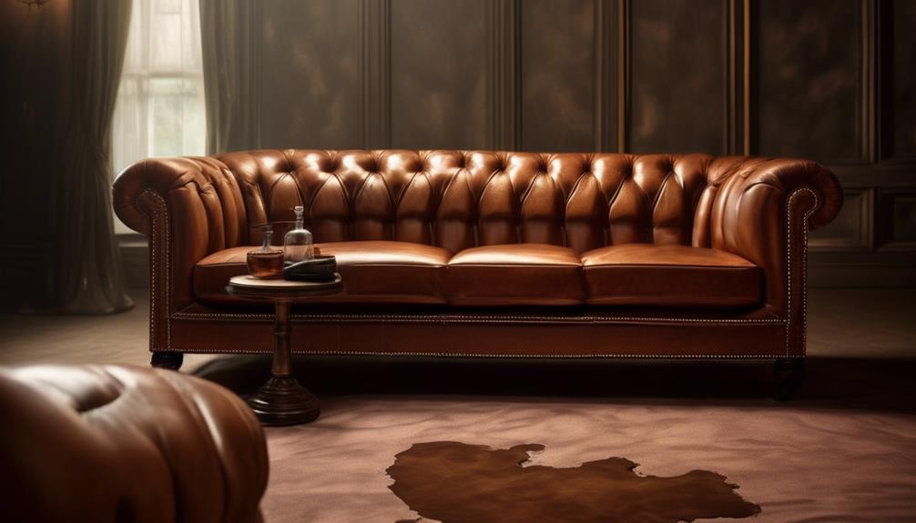thoroughly clean leather furniture