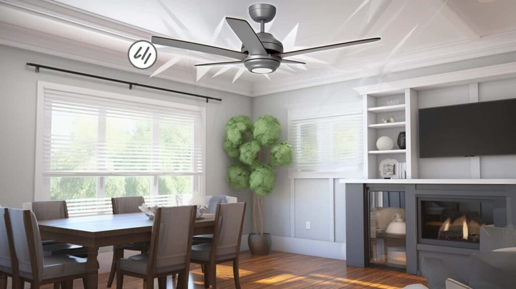 thorstenmeyer Create an image depicting a ceiling fan in a room a07c0ba1 6119 4bb5 908b 7a8297ac6e26