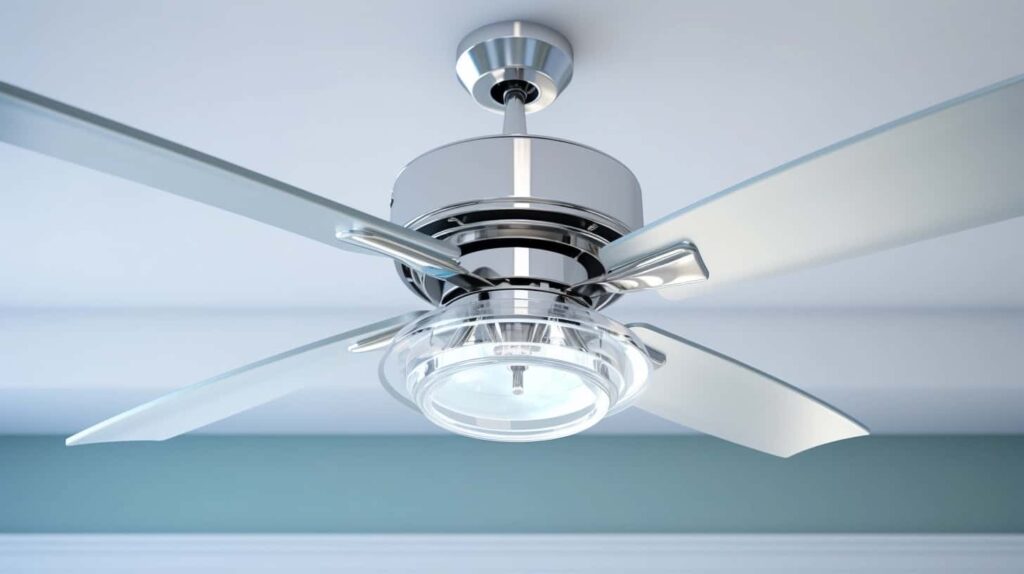 thorstenmeyer Create an image showcasing a ceiling fan with a c 4ae11ac6 36c1 40ef a628 f831955c415b