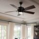 thorstenmeyer Create an image showcasing a ceiling fan with a f 060fced8 12df 4c79 9279 ed70abf58b85 1