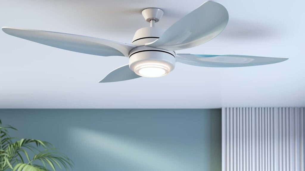thorstenmeyer Create an image showcasing a ceiling fan with a r 10a8ae5a 6b8b 4962 9fae 8549568bc672 1 2