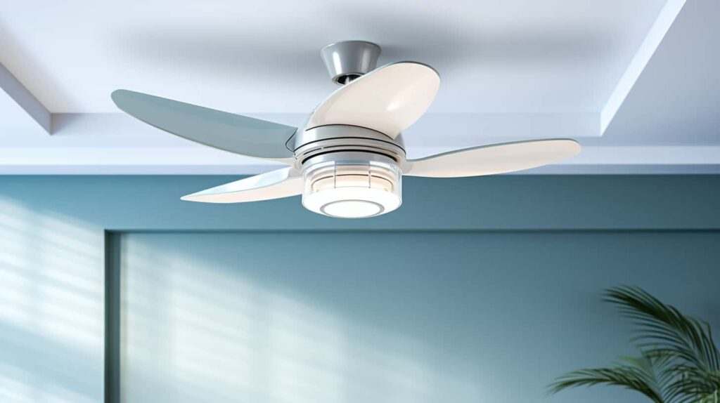 thorstenmeyer Create an image showcasing a ceiling fan with a r 3f903ac5 2342 450c b02c a90e08a88f7a 1