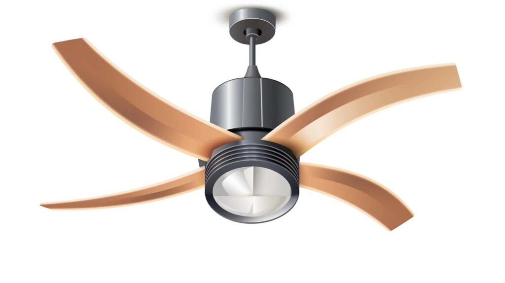 thorstenmeyer Create an image showcasing a ceiling fan with a r beac9ca1 7514 4d73 a678 8aeab276ca13