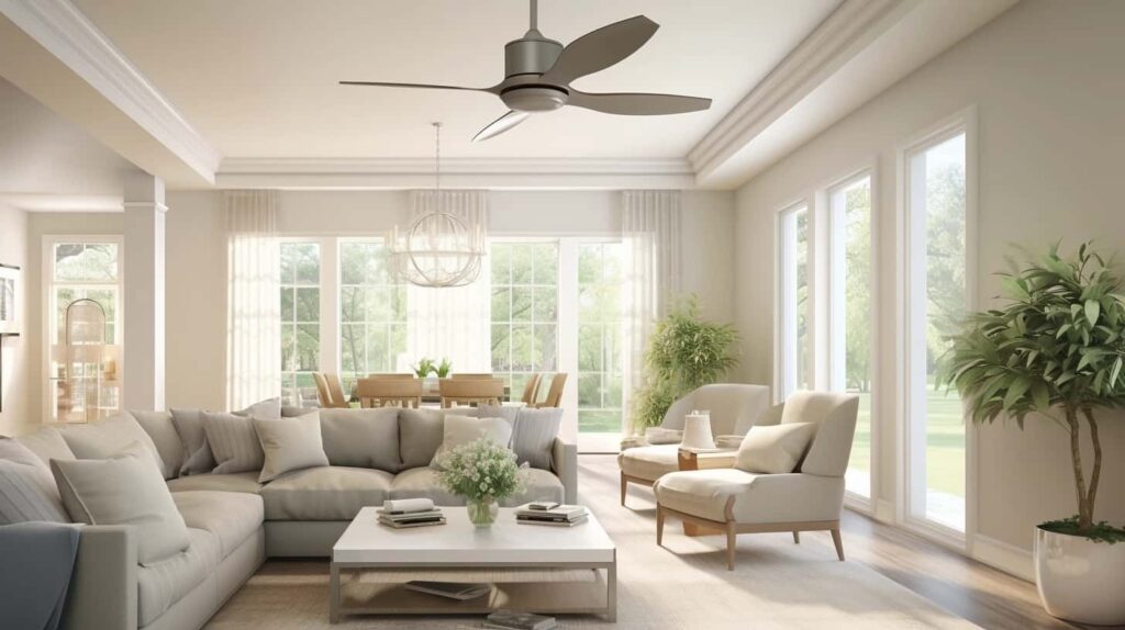 thorstenmeyer Create an image showcasing a ceiling fan with a s cbf7d09f 6d8d 4de3 a43d 7848d91c893a