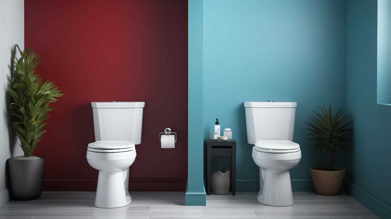thorstenmeyer Create an image showcasing two contrasting toilet cbcf09ff bc27 4669 9413 49d5523b2a02 IP418602 2