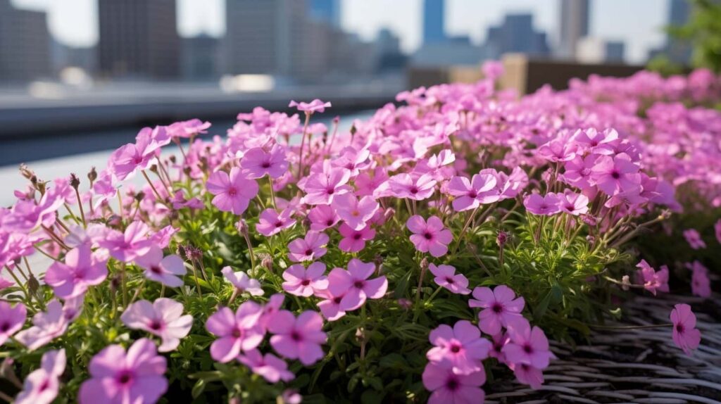 thorstenmeyer creeping phlox on a roof top in New York 4419cd85 9a6e 4678 9020 11f172200f2f