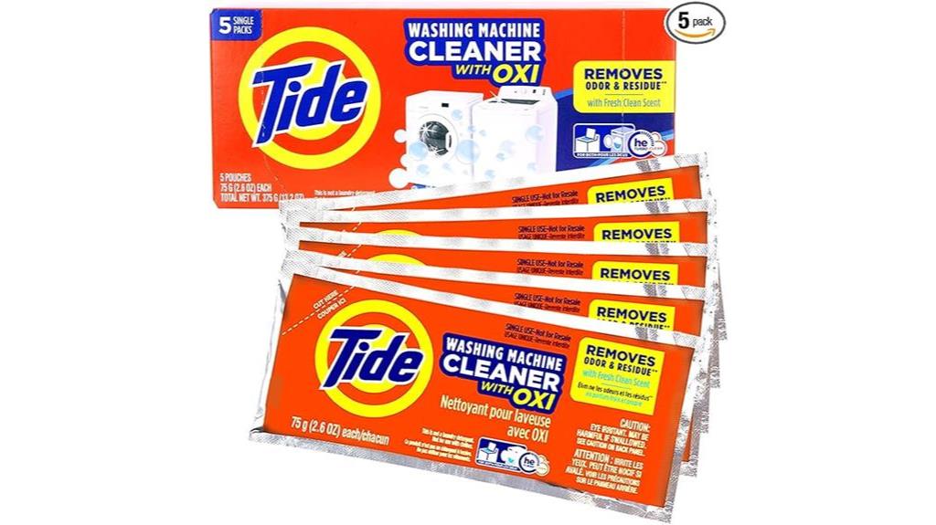 tide washing machine cleaner pack of 5 2 6oz each