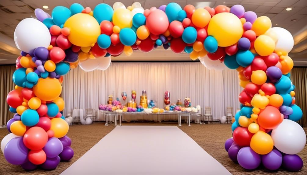timing for creating balloon arch