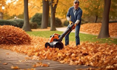 top battery powered yard blowers