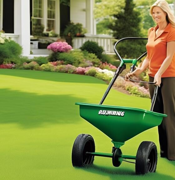 top rated lawn spreaders for effective fertilization and seed distribution