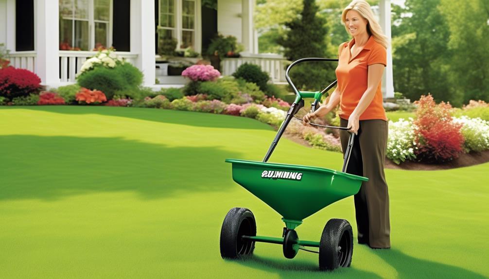 top rated lawn spreaders for effective fertilization and seed distribution