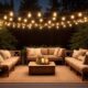 top string lights for ambiance