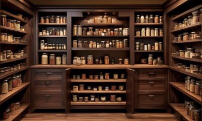 top wood pantry shelf options