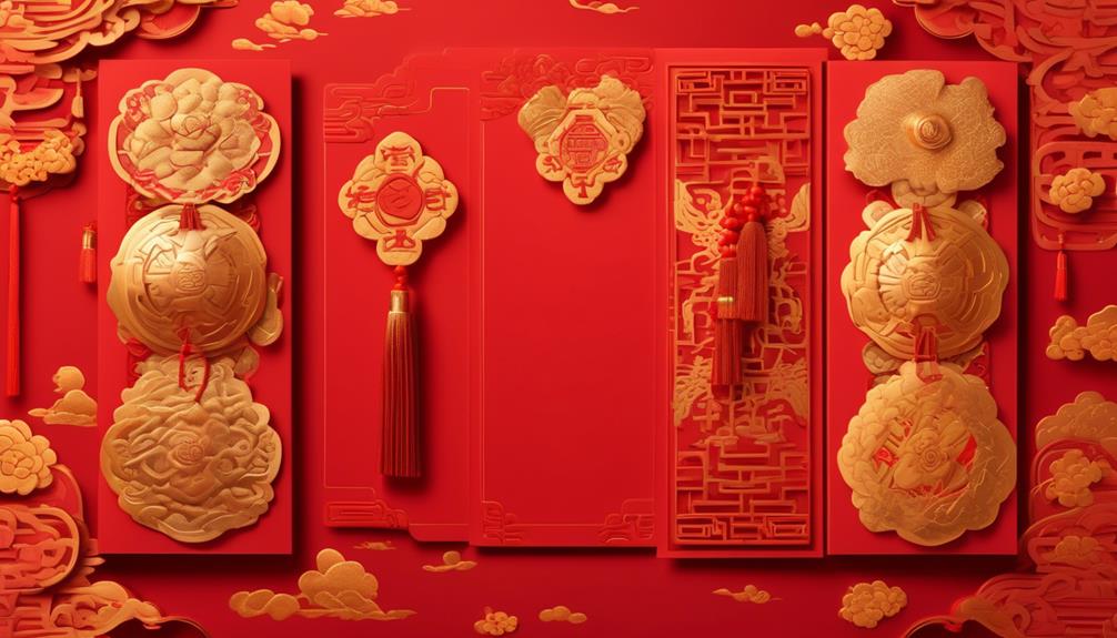 traditional chinese red envelopes
