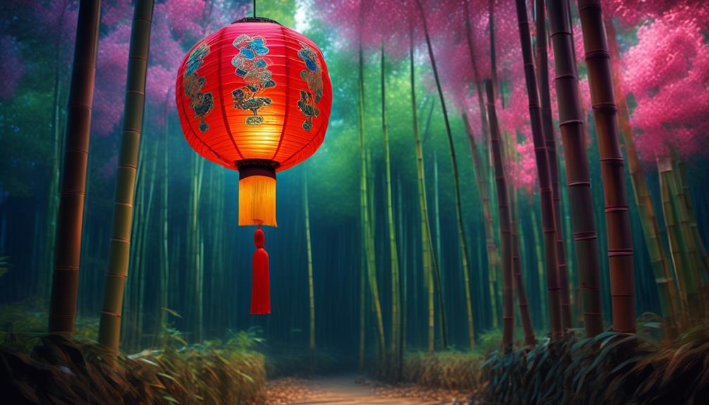 traditional chinese silk lanterns