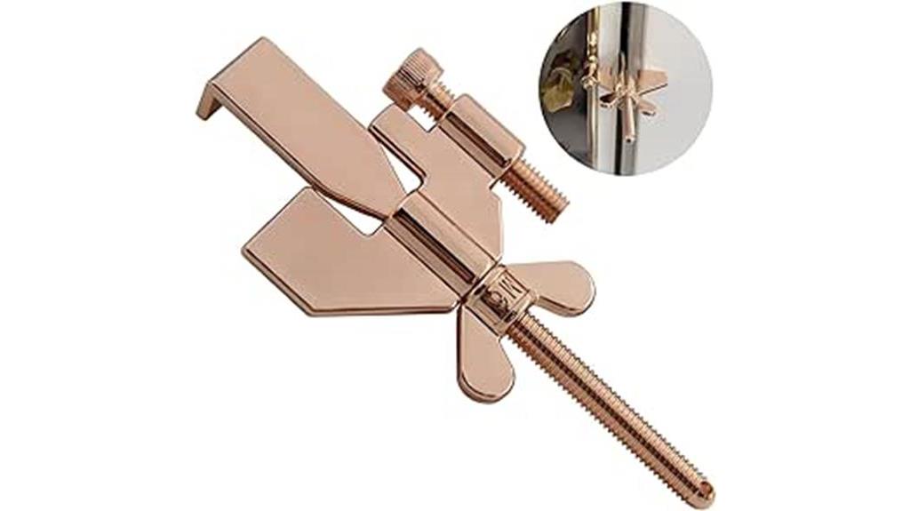 travelers rose gold door lock