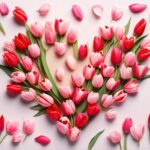 tulip heart wreath tutorial