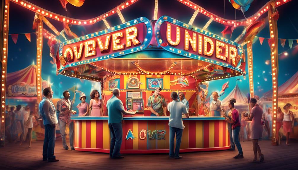 understanding the over under carnival game