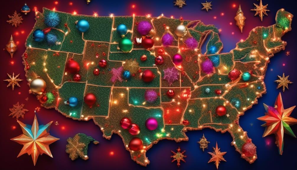 unequal festive displays across regions