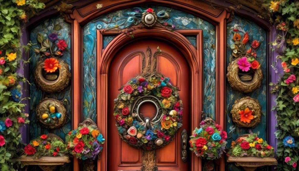 unique and artistic door embellishments