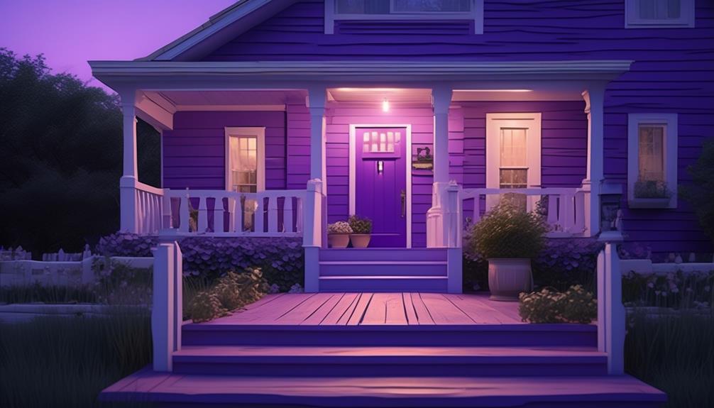 unraveling the purple porch