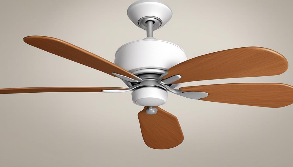 unsecured ceiling fan blades