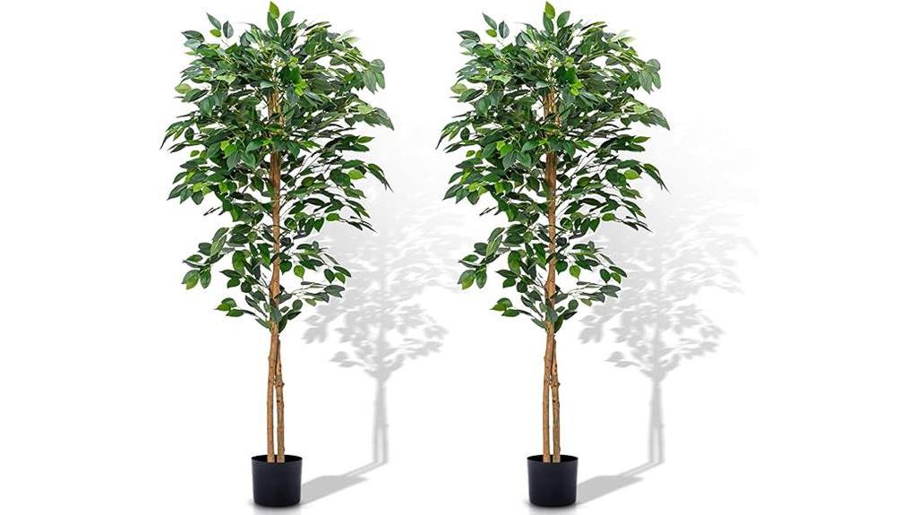 upgraded artificial ficus trees