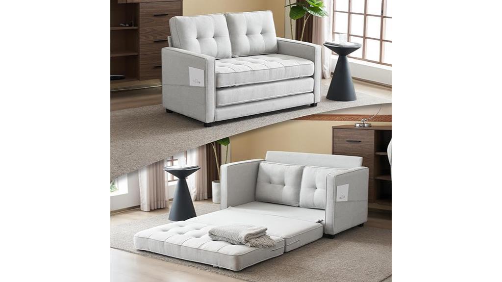 upgraded convertible sofa bed