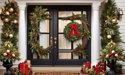 using artificial wreaths outdoors