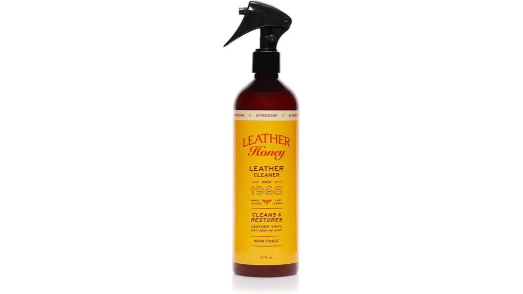 uv protectant leather cleaner spray