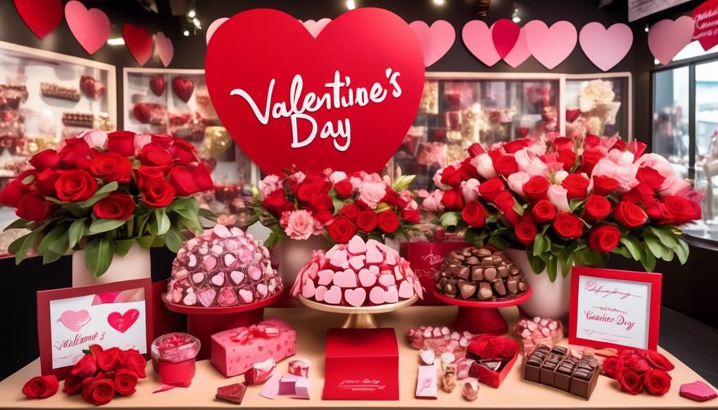 valentine s booth product selection