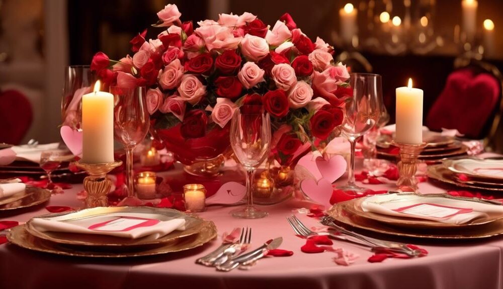 valentine s day dinner decorations