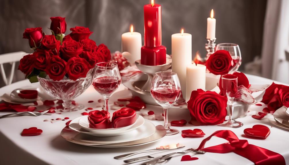 valentine s day table setup