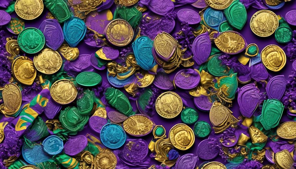 value of mardi gras doubloons