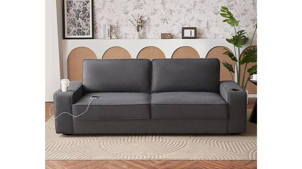 vanacc modern sofa features