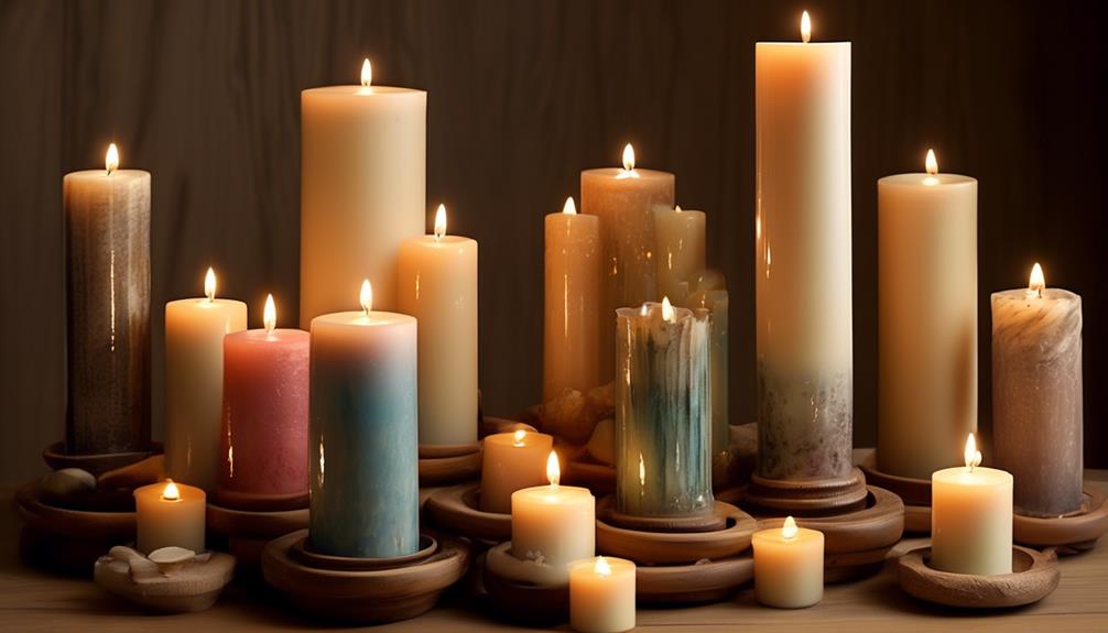 varieties of pillar candles