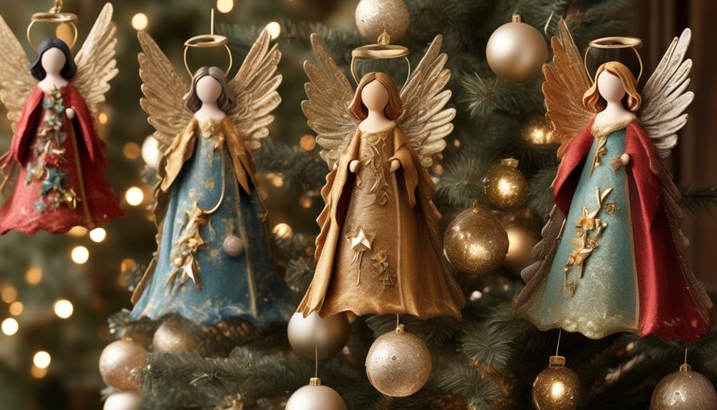 variety of angel tree toppers
