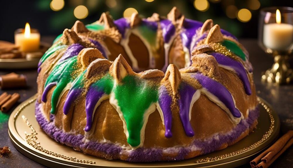 variety of fillings for king cake