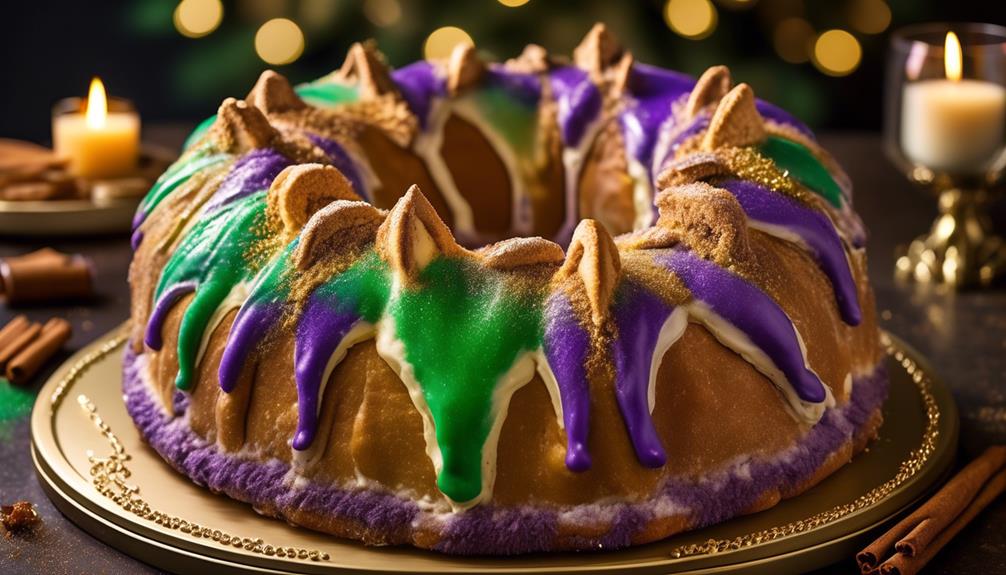 variety of fillings for king cake