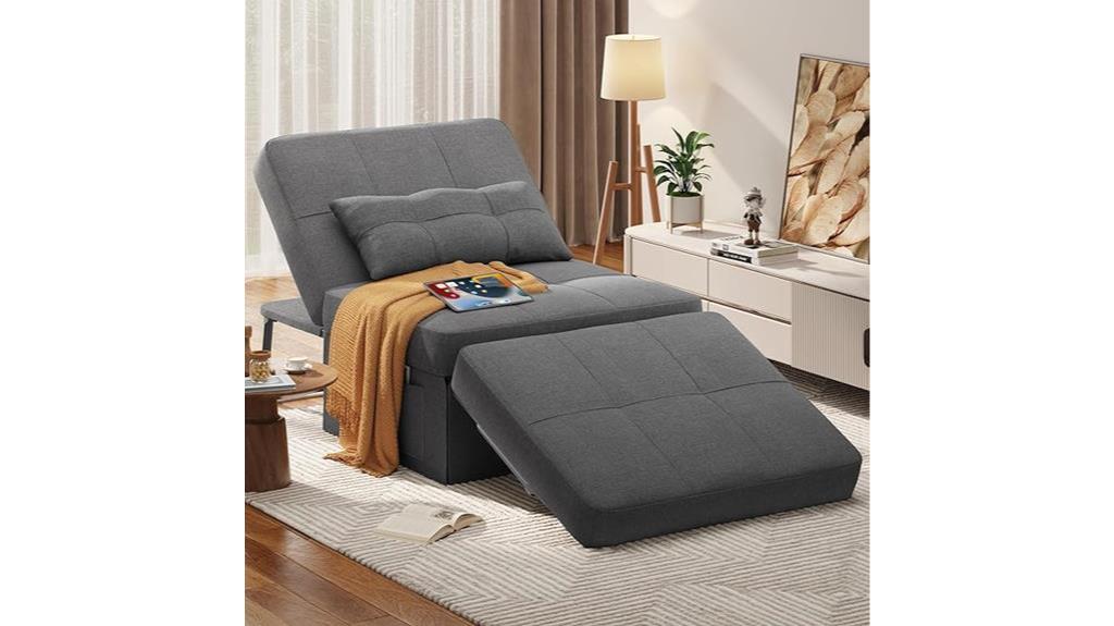 versatile chair bed with multiple functions