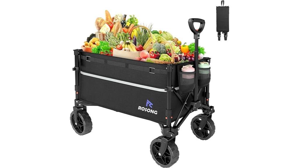versatile collapsible cart with wheels