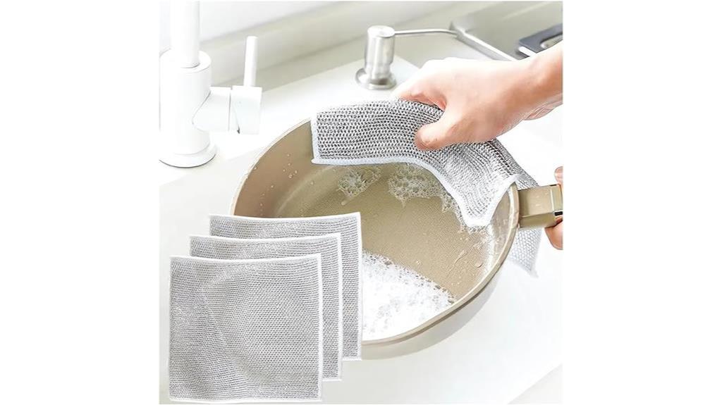 versatile dishwashing rags set