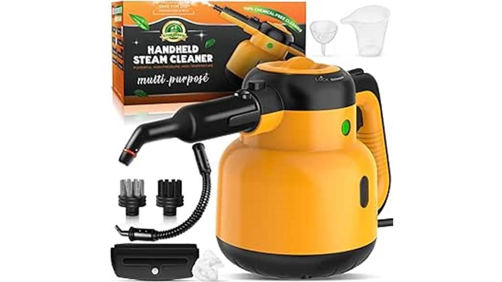 versatile handheld steam cleaner