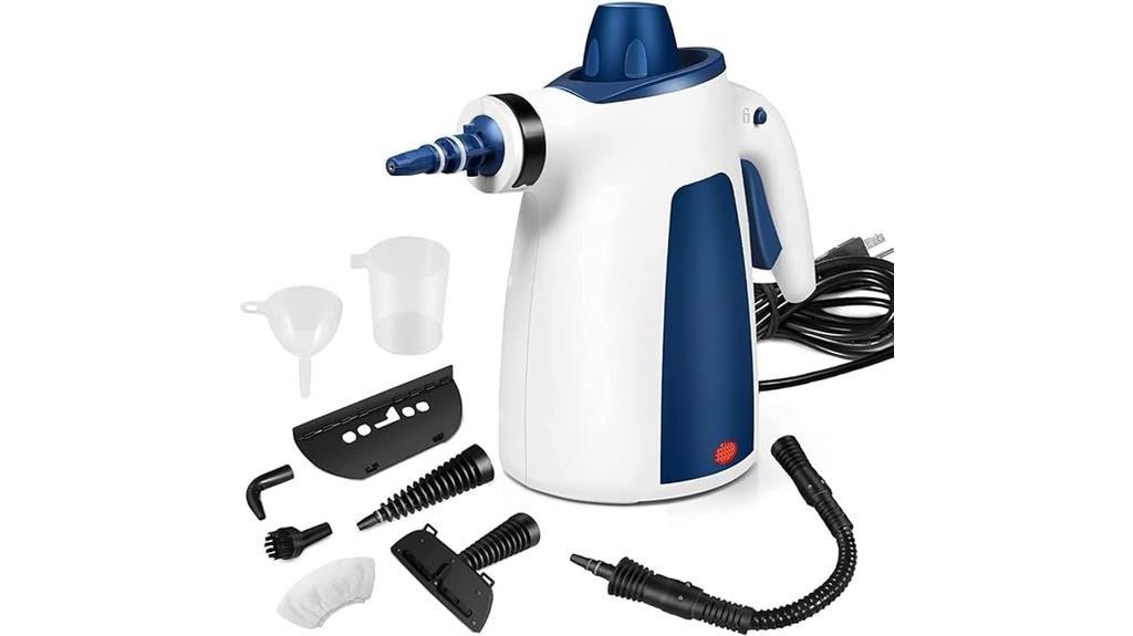 versatile steam cleaner with safety features