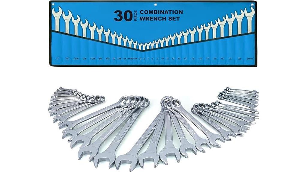 versatile wrench set in pouch