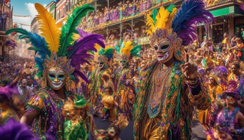 vibrant parades and dazzling floats