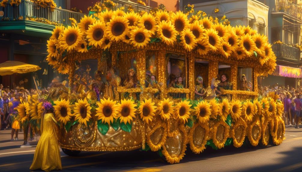 vibrant sunflowers adorn celebrations