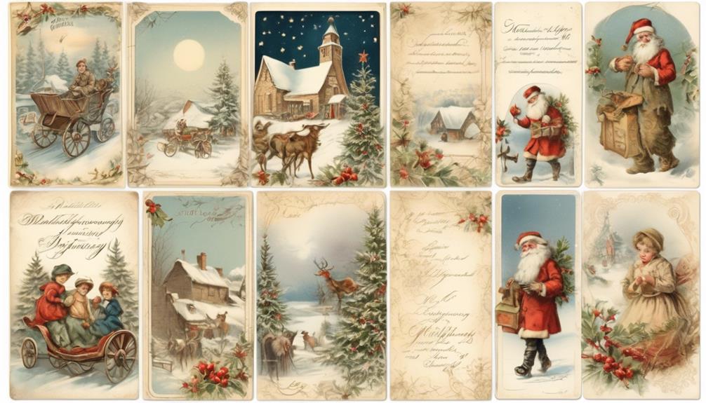 vintage holiday greetings collection