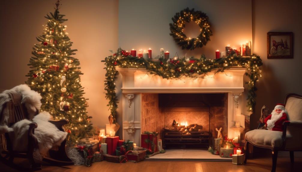 warm and inviting fireplace decor