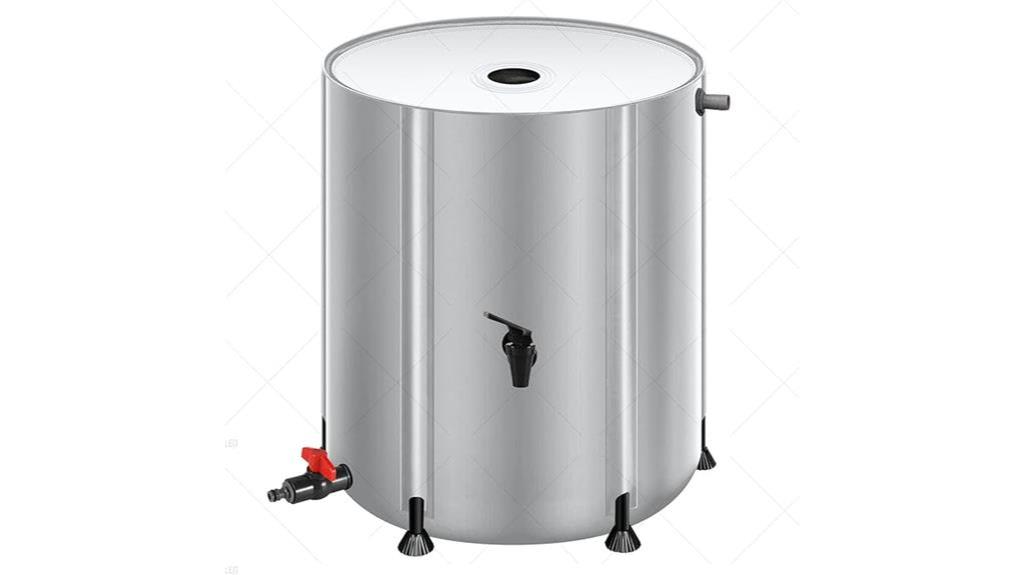 waterproof 53 gallon rain barrel
